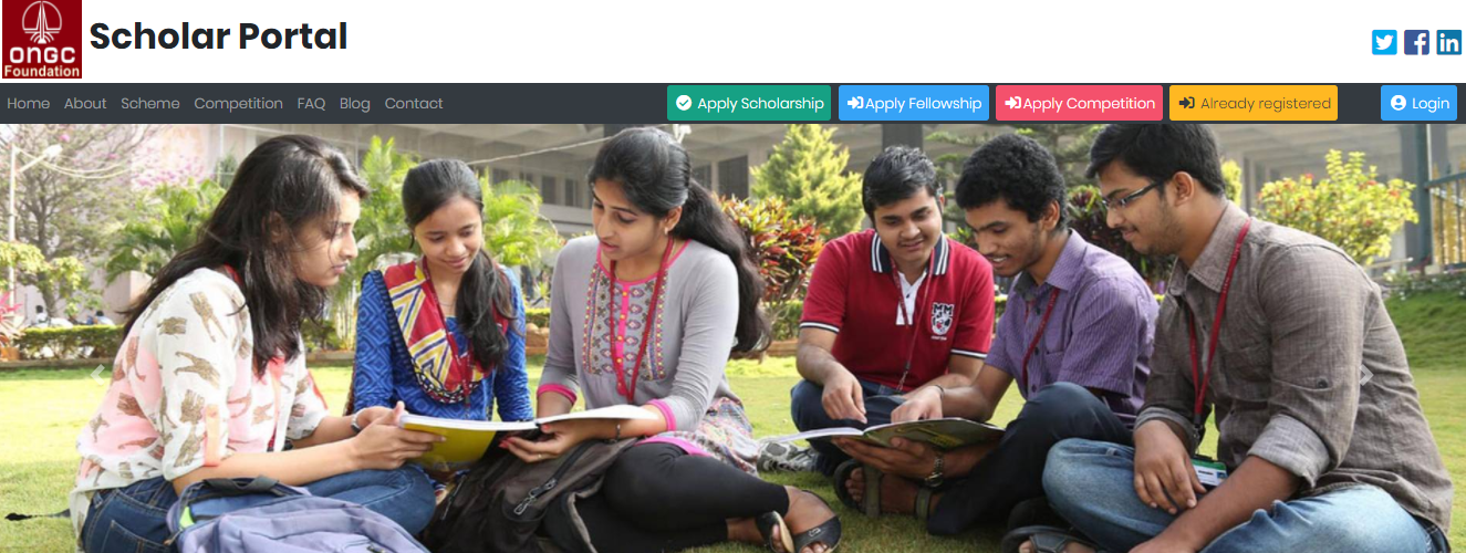 Ongc Scholarship Online Apply Application Status