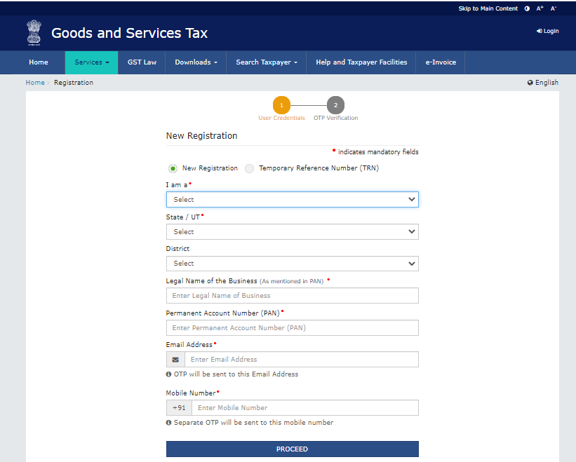 GST Login Portal