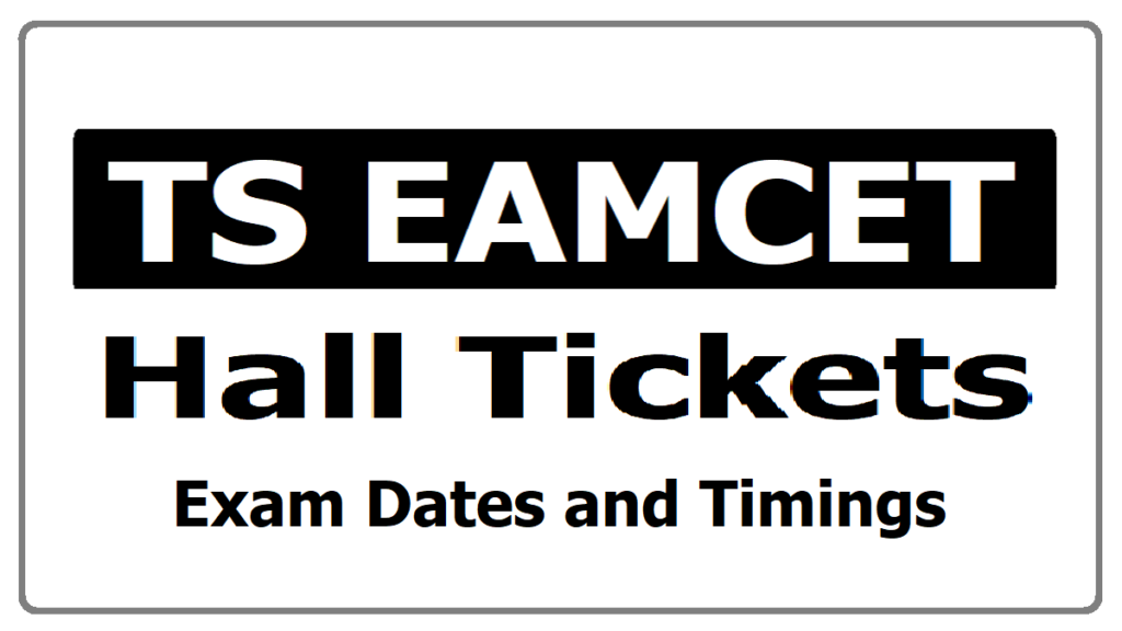TS EAMCET Hall Ticket 