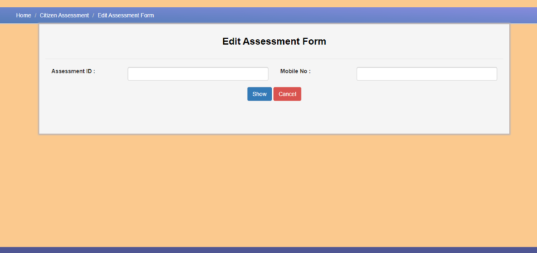  Edit Assessment Form