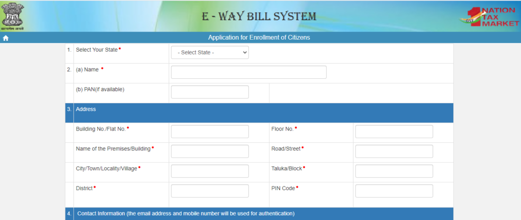 Generate E-Way Bill Online