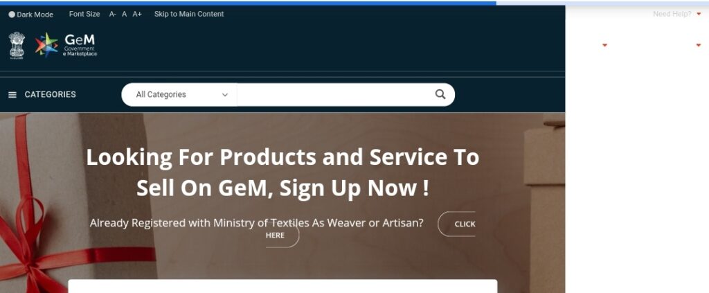 GeM Portal 2021- Registration & Login, Buy & Sell Online @gem.gov.in