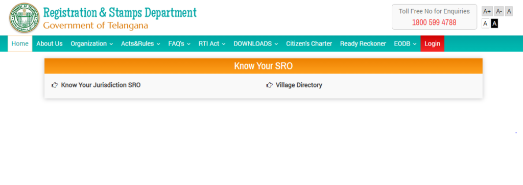 Know Your SRO/Village