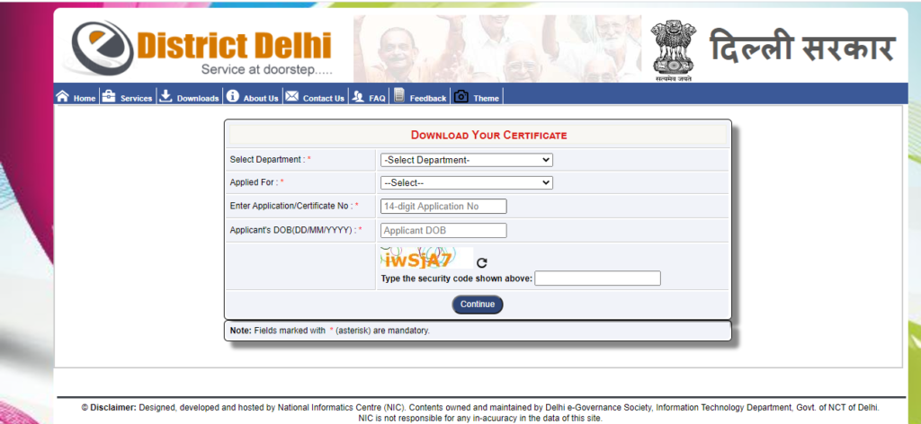 Download Marriage Certificate 