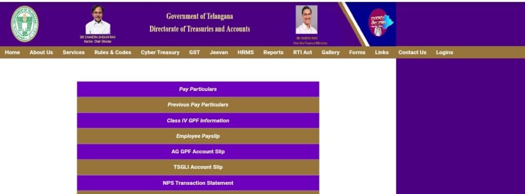 DTA Telangana Treasury: Employee
