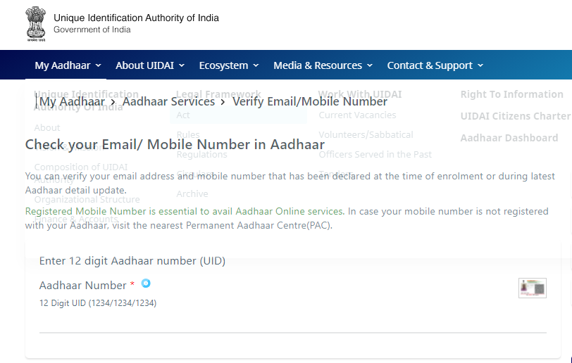 Verify Email Or Mobile Number 