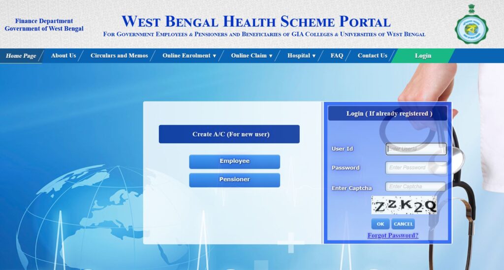 West Bengal Health Scheme Reimbursement Details