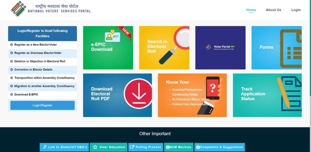 Arunachal Pradesh Voter List Online Application for New Voter ID Card
