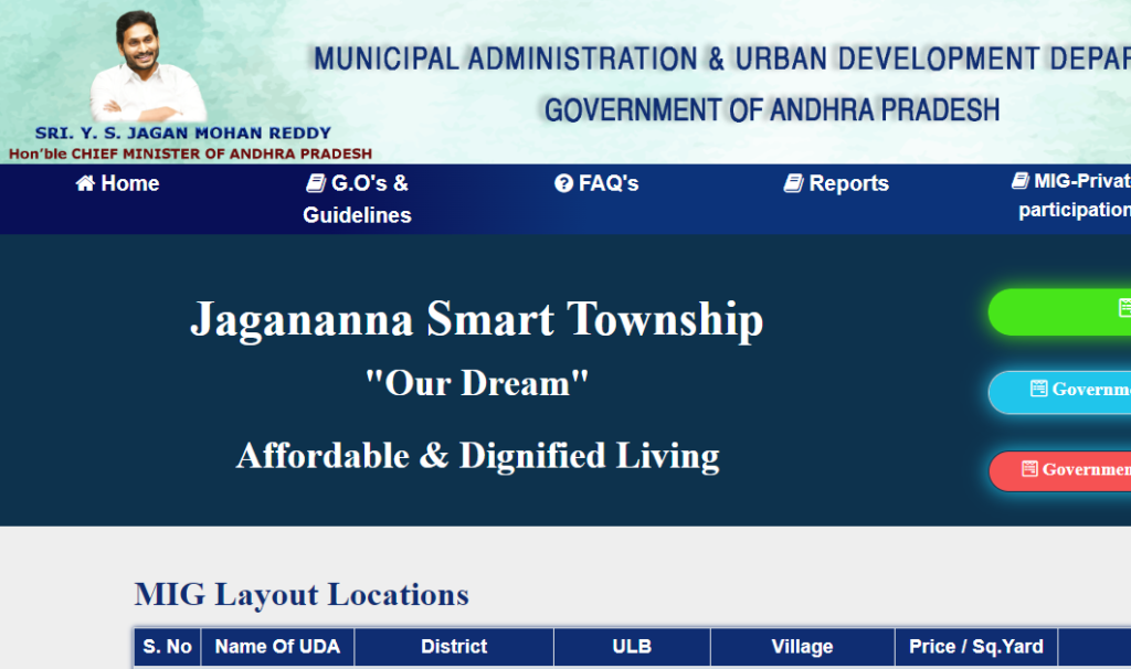Apply for Jagananna Smart Town Scheme