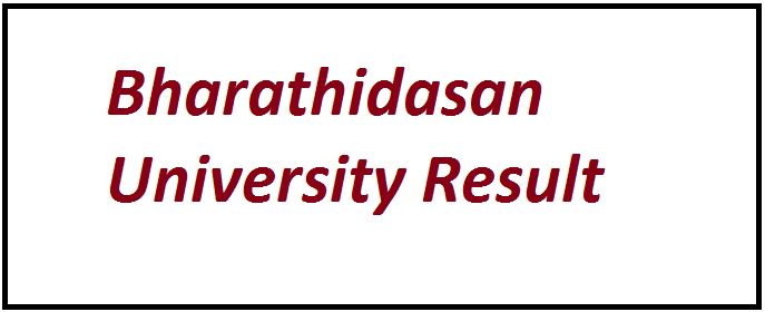Bharathidasan University results