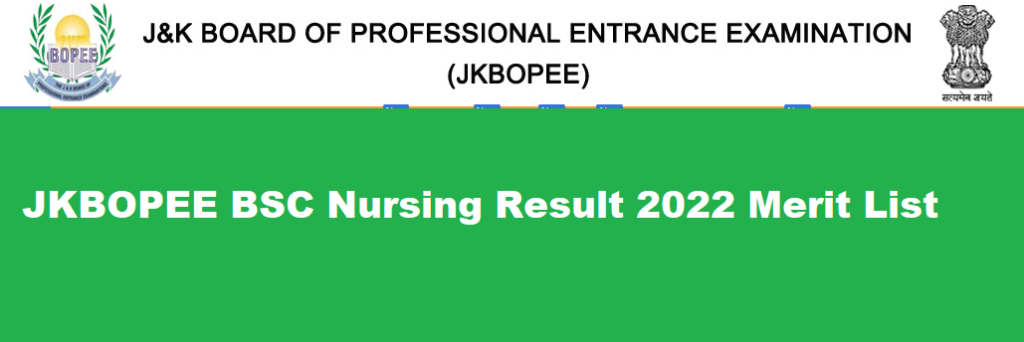 Jkbopee bsc nursing result