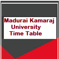 MKU Time Table 2023