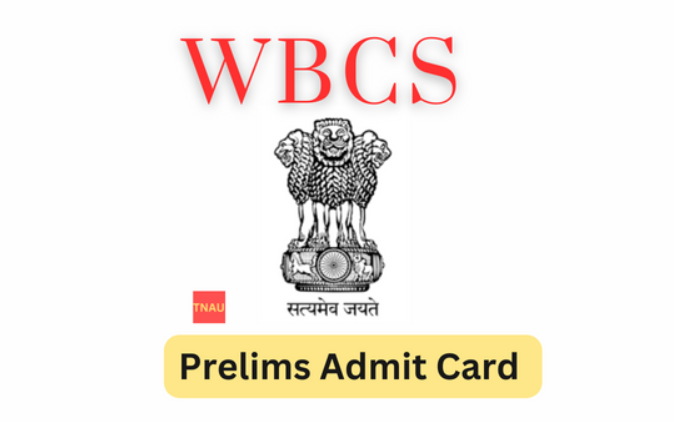 WBCS Prelims Admit Card 2023