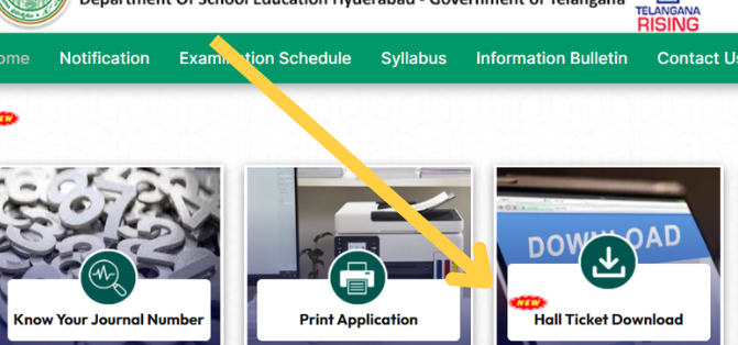 Download TS TET Hall Ticket