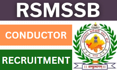 RSMSSB Conductor Recruitment
