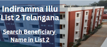 Indiramma Illu List 2 Telangana 